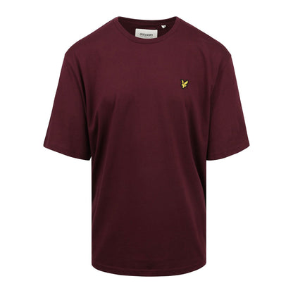 Burgundy - Front - Lyle & Scott Mens Plain Plus T-Shirt