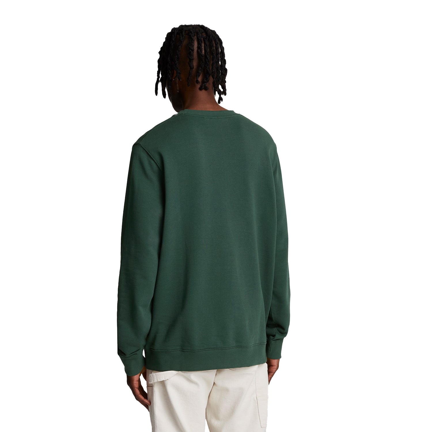 Argyle Teal - Back - Lyle & Scott Mens A Guide To Scotland Printed Sweatshirt