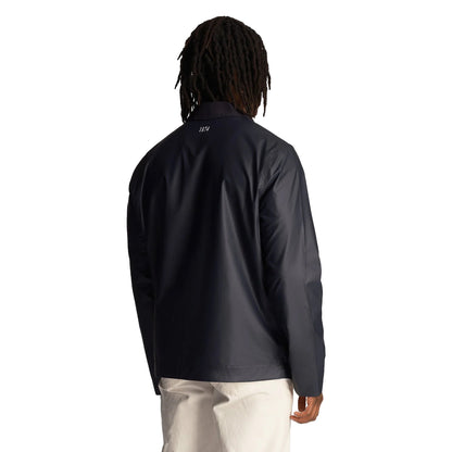 Dark Navy - Back - Lyle & Scott Mens Coach Jacket