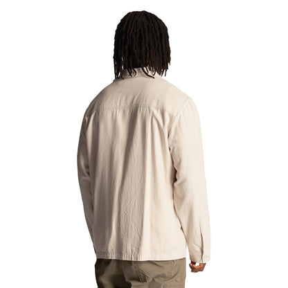 Cove - Back - Lyle & Scott Mens Flax Shirt Jacket