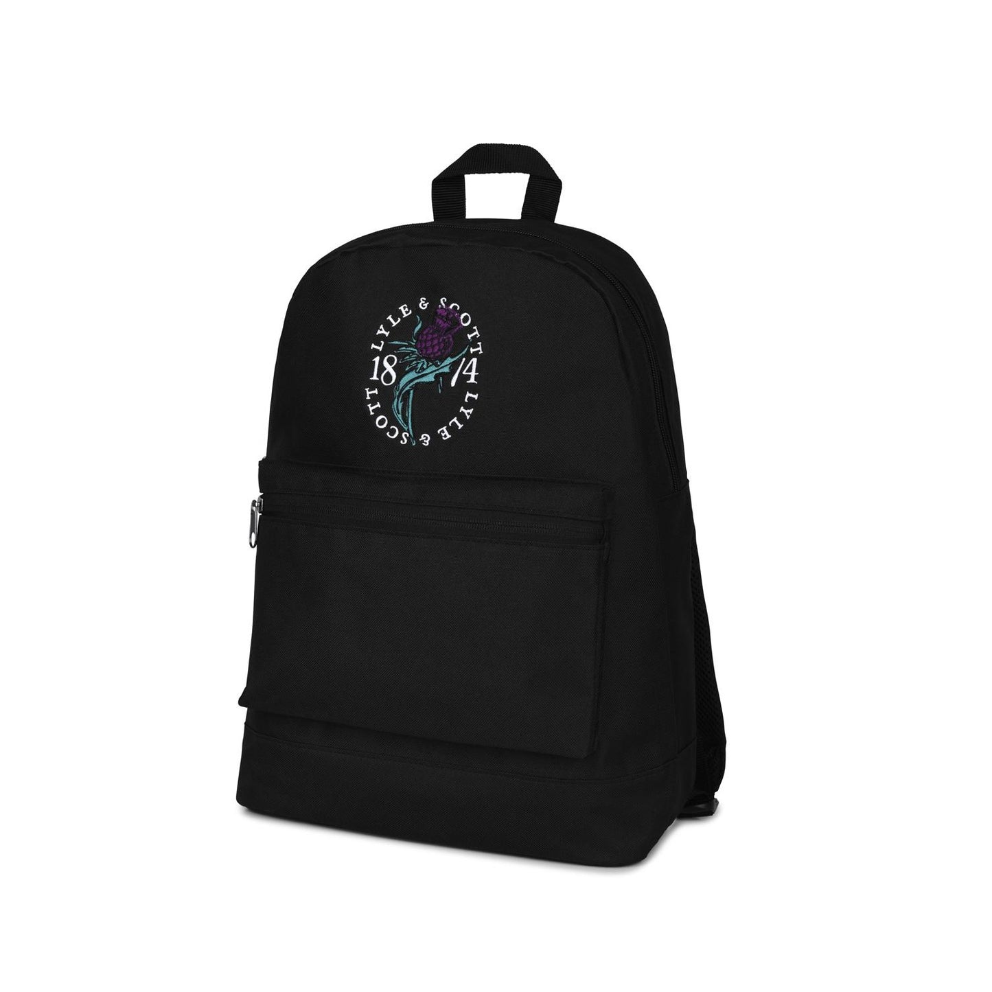 Jet Black - Front - Lyle & Scott Thistle Thistle Backpack
