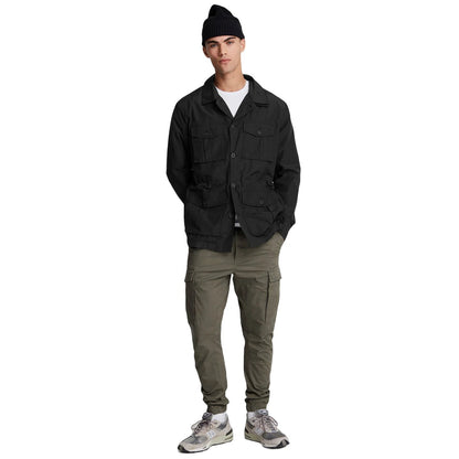 Jet Black - Side - Lyle & Scott Mens Field Jacket