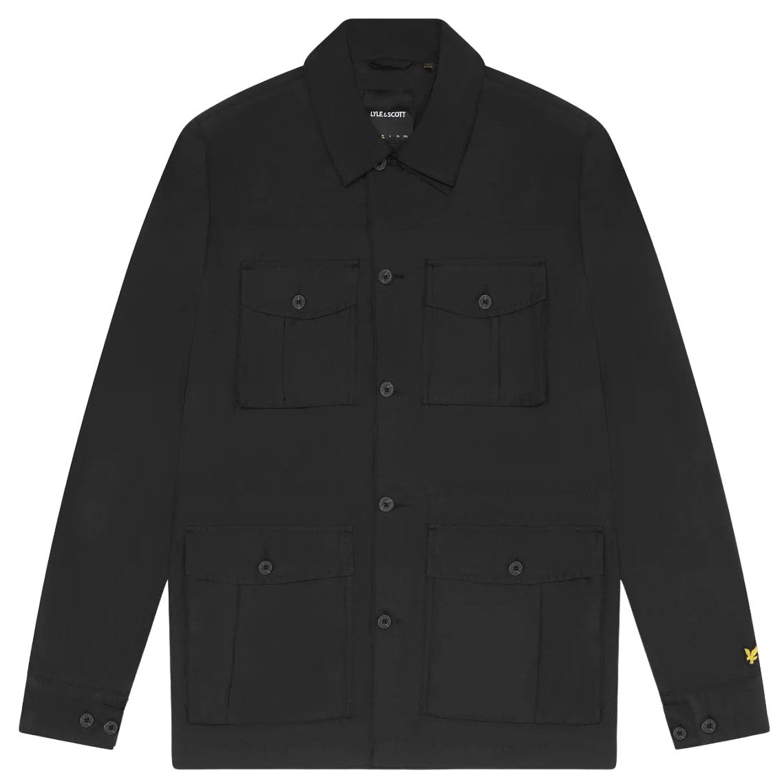 Jet Black - Front - Lyle & Scott Mens Field Jacket