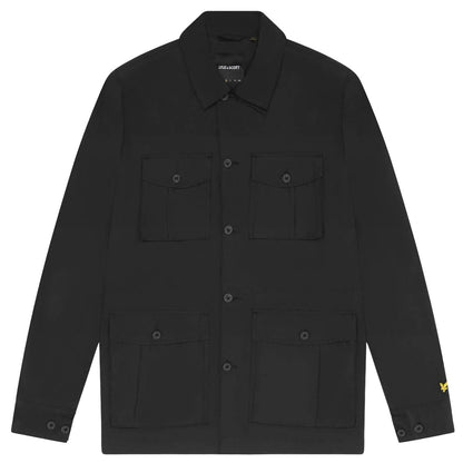 Jet Black - Front - Lyle & Scott Mens Field Jacket