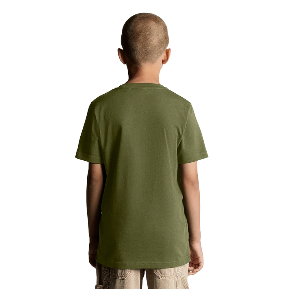 Deep Depths - Back - Lyle & Scott Boys Eagle Embossed T-Shirt