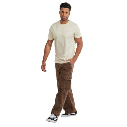 Beige - Lifestyle - Lyle & Scott Mens Script T-Shirt