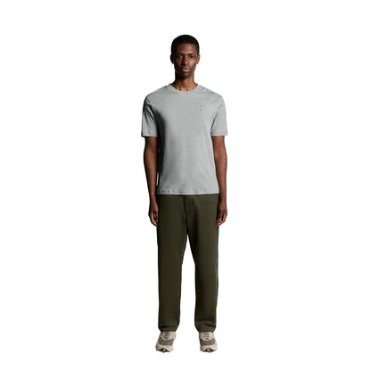 Light Grey Marl - Lifestyle - Lyle & Scott Mens Jersey Interlocking T-Shirt