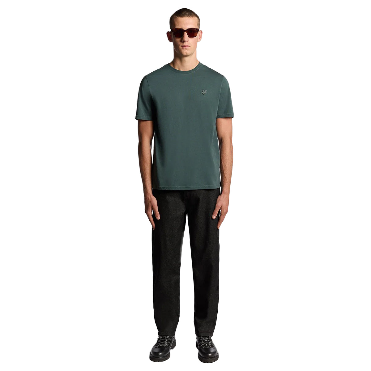 Black-Water - Side - Lyle & Scott Mens Superfine T-Shirt