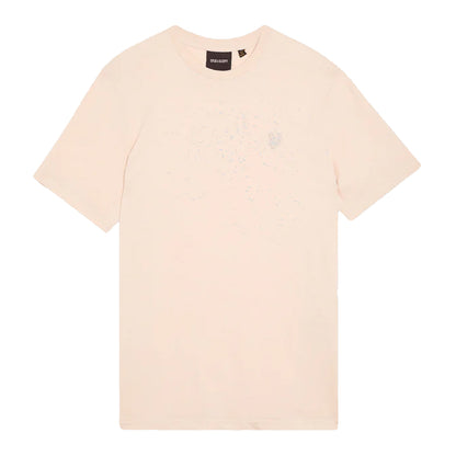 Pink-Tint - Front - Lyle & Scott Mens Superfine T-Shirt