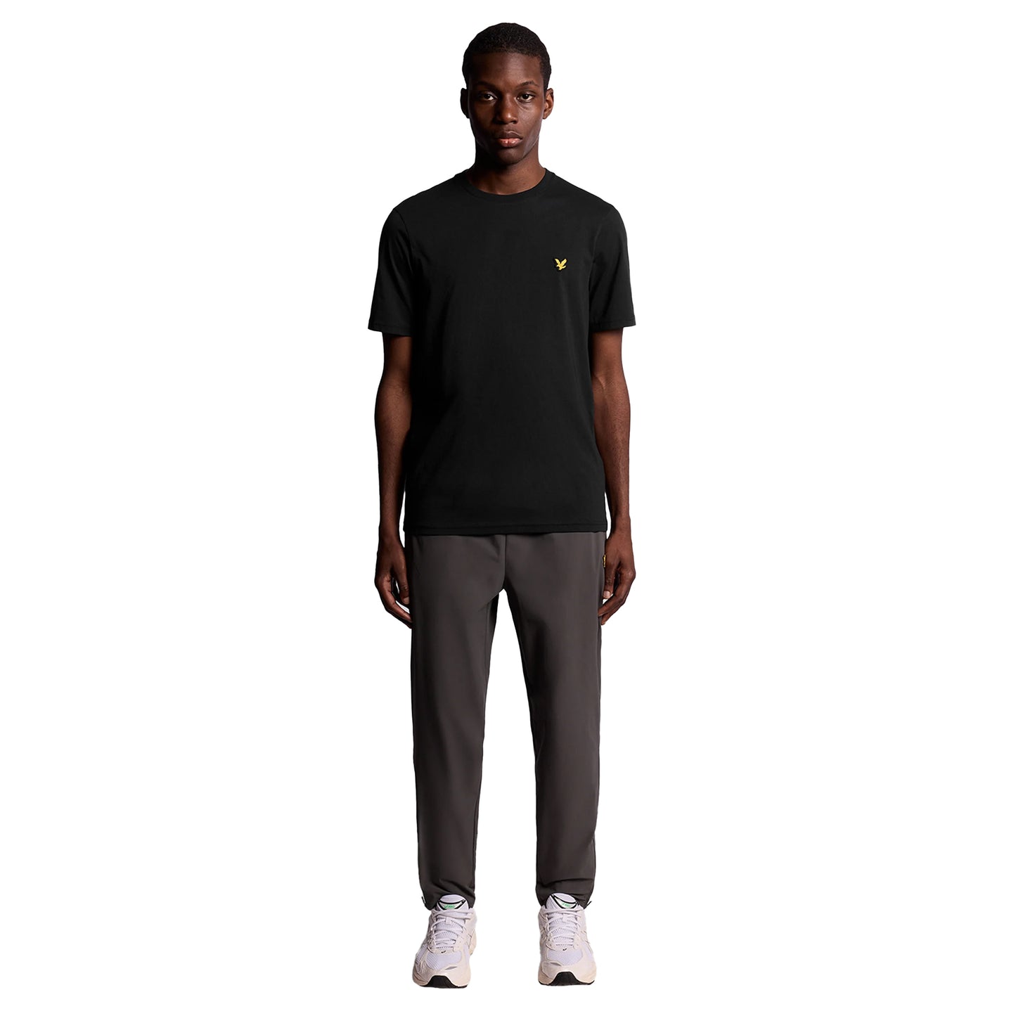 Jet Black - Lifestyle - Lyle & Scott Mens Geometric Globe Graphic T-Shirt