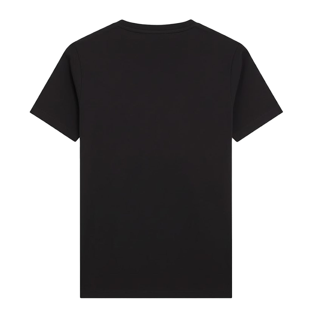 Jet Black - Back - Lyle & Scott Boys Eagle Towelling T-Shirt