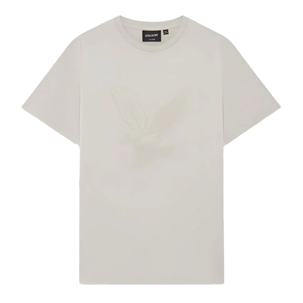 Putty - Front - Lyle & Scott Boys Eagle Towelling T-Shirt