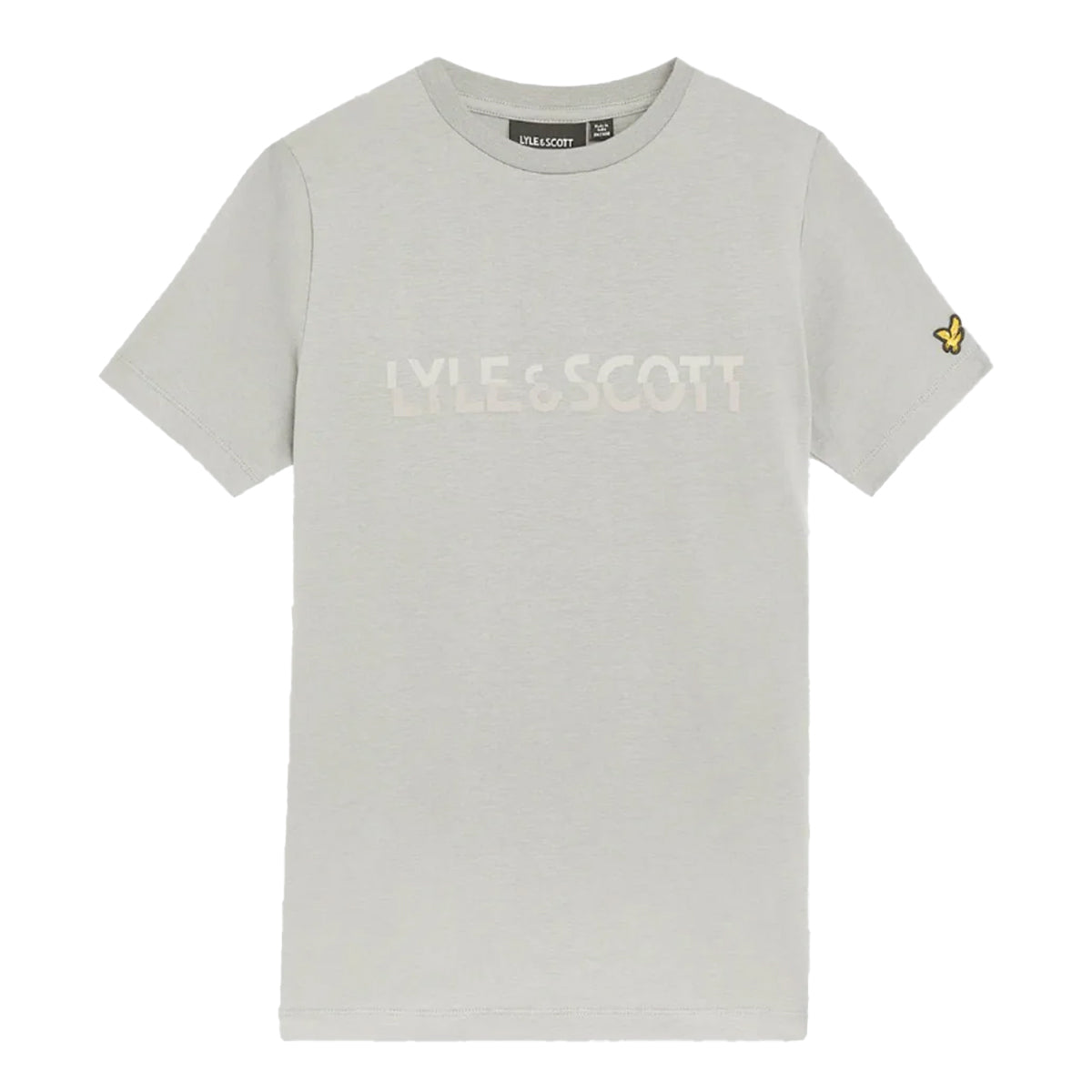 Sharkskin - Front - Lyle & Scott Boys Print T-Shirt