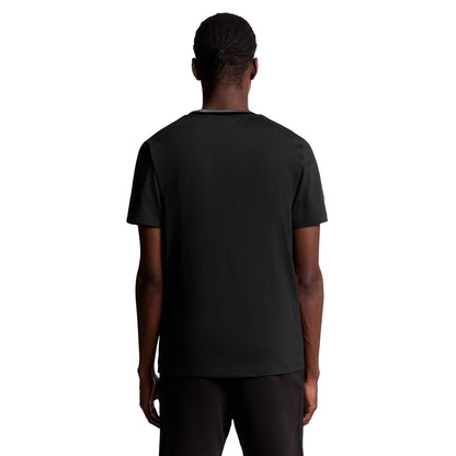 Jet Black - Back - Lyle & Scott Mens Tape T-Shirt