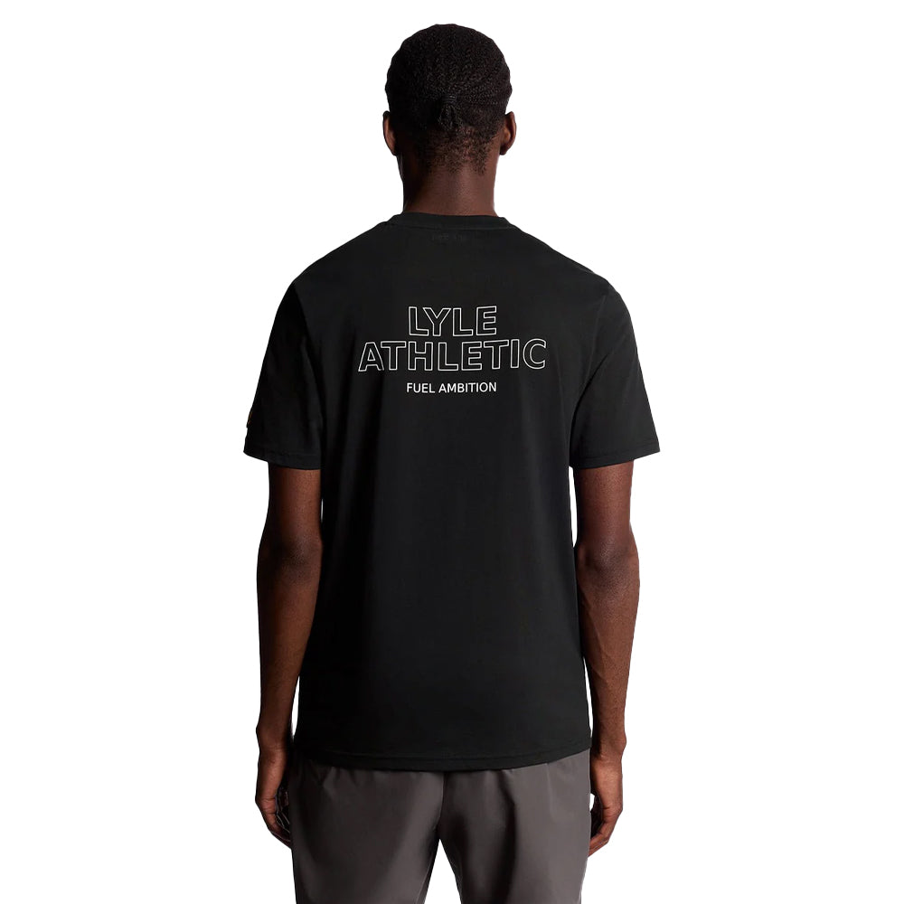 Jet Black - Back - Lyle & Scott Mens Athletic T-Shirt