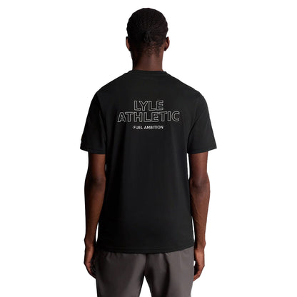 Jet Black - Back - Lyle & Scott Mens Athletic T-Shirt