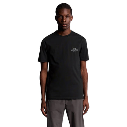 Jet Black - Side - Lyle & Scott Mens Athletic T-Shirt