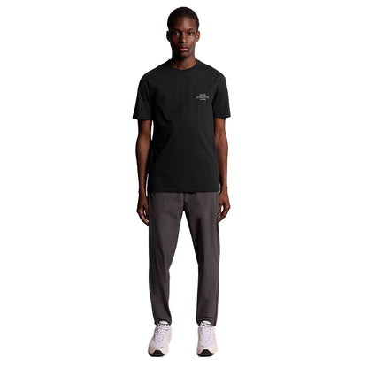 Jet Black - Lifestyle - Lyle & Scott Mens Athletic T-Shirt