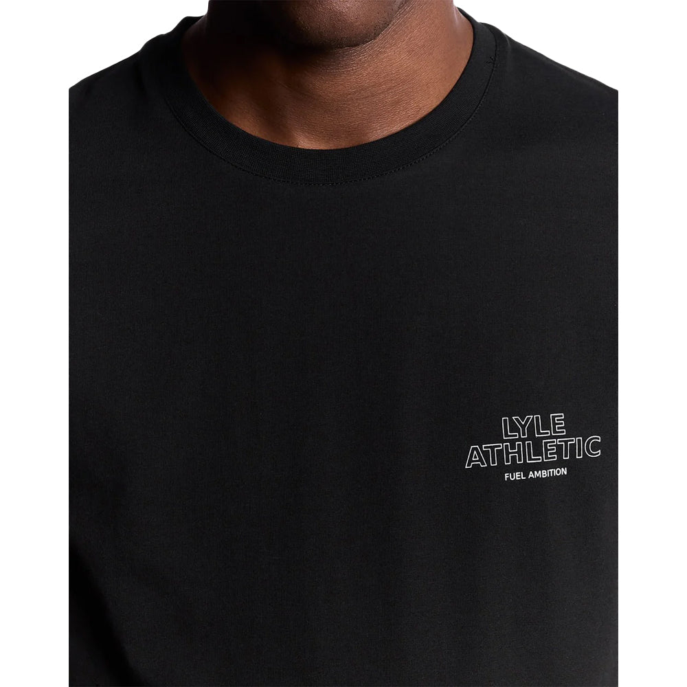 Jet Black - Pack Shot - Lyle & Scott Mens Athletic T-Shirt