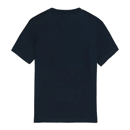 Dark Navy - Back - Lyle & Scott Boys Tonal Logo T-Shirt