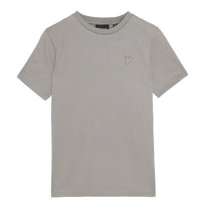 Sharkskin - Front - Lyle & Scott Boys Tonal Logo T-Shirt