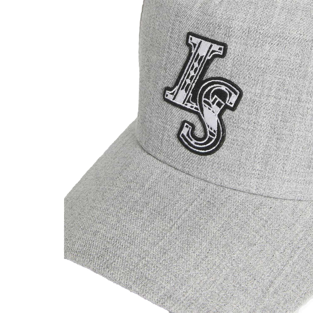 Mid Grey Marl - Side - Lyle & Scott Deco Patch Baseball Cap
