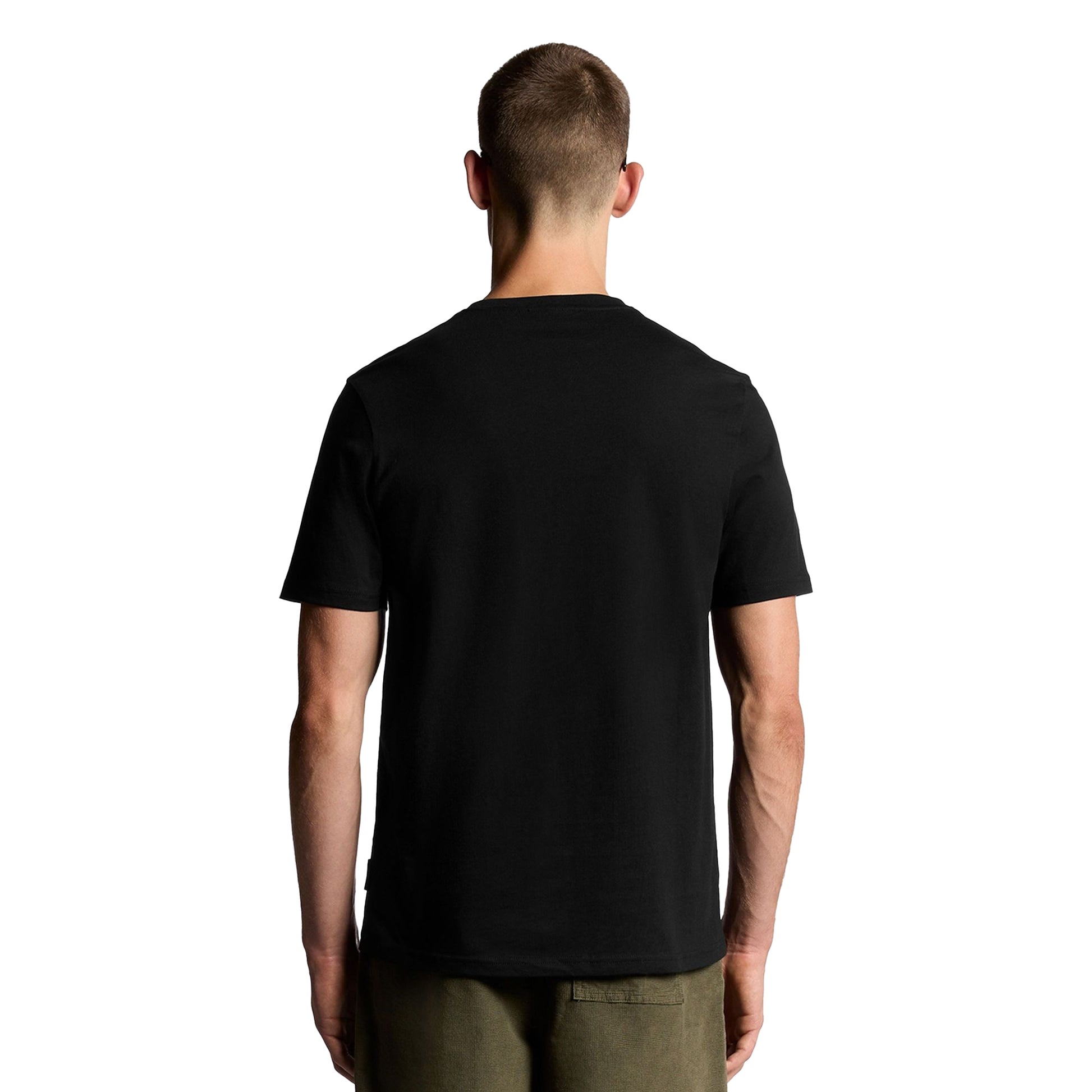 Jet Black - Lifestyle - Lyle & Scott Mens Cheers To Tradition Graphic T-Shirt