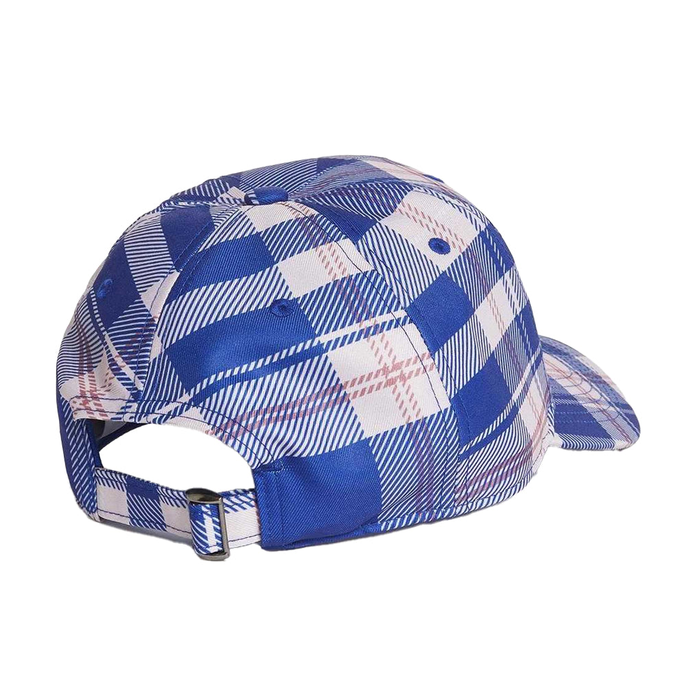 Blue-White - Front - Lyle & Scott Tartan Baseball Cap