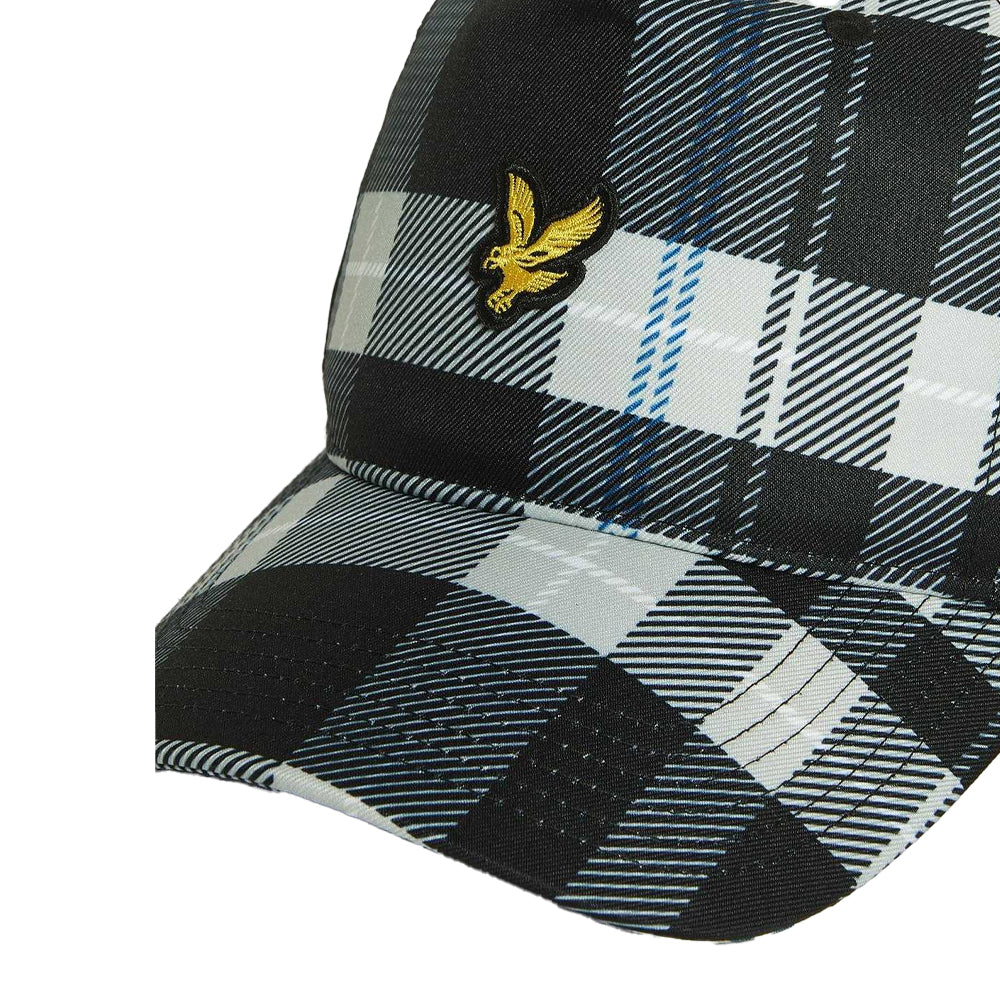 Blue-White - Side - Lyle & Scott Tartan Baseball Cap