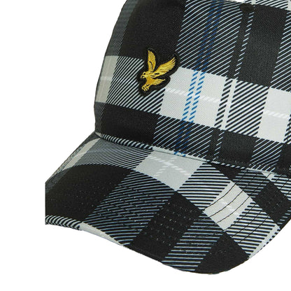 Blue-White - Side - Lyle & Scott Tartan Baseball Cap