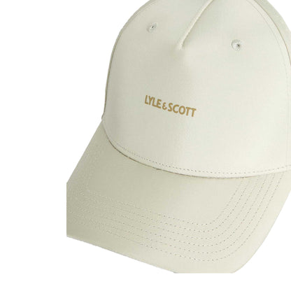 Grey-Taupe Grey - Side - Lyle & Scott Logo Shell Baseball Cap