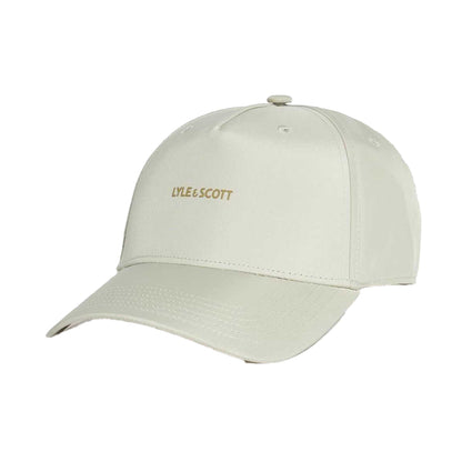 Grey-Taupe Grey - Front - Lyle & Scott Logo Shell Baseball Cap