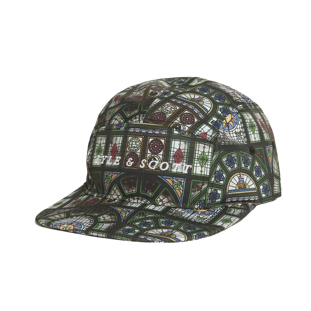 Dark Navy - Side - Lyle & Scott Stained Glass Baseball Cap