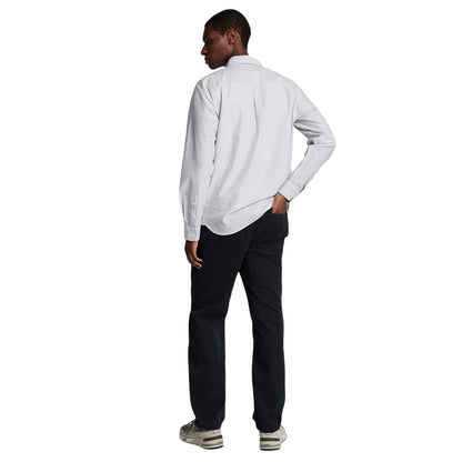 Dark Navy - Back - Lyle & Scott Mens Drawstring Tapered Chinos