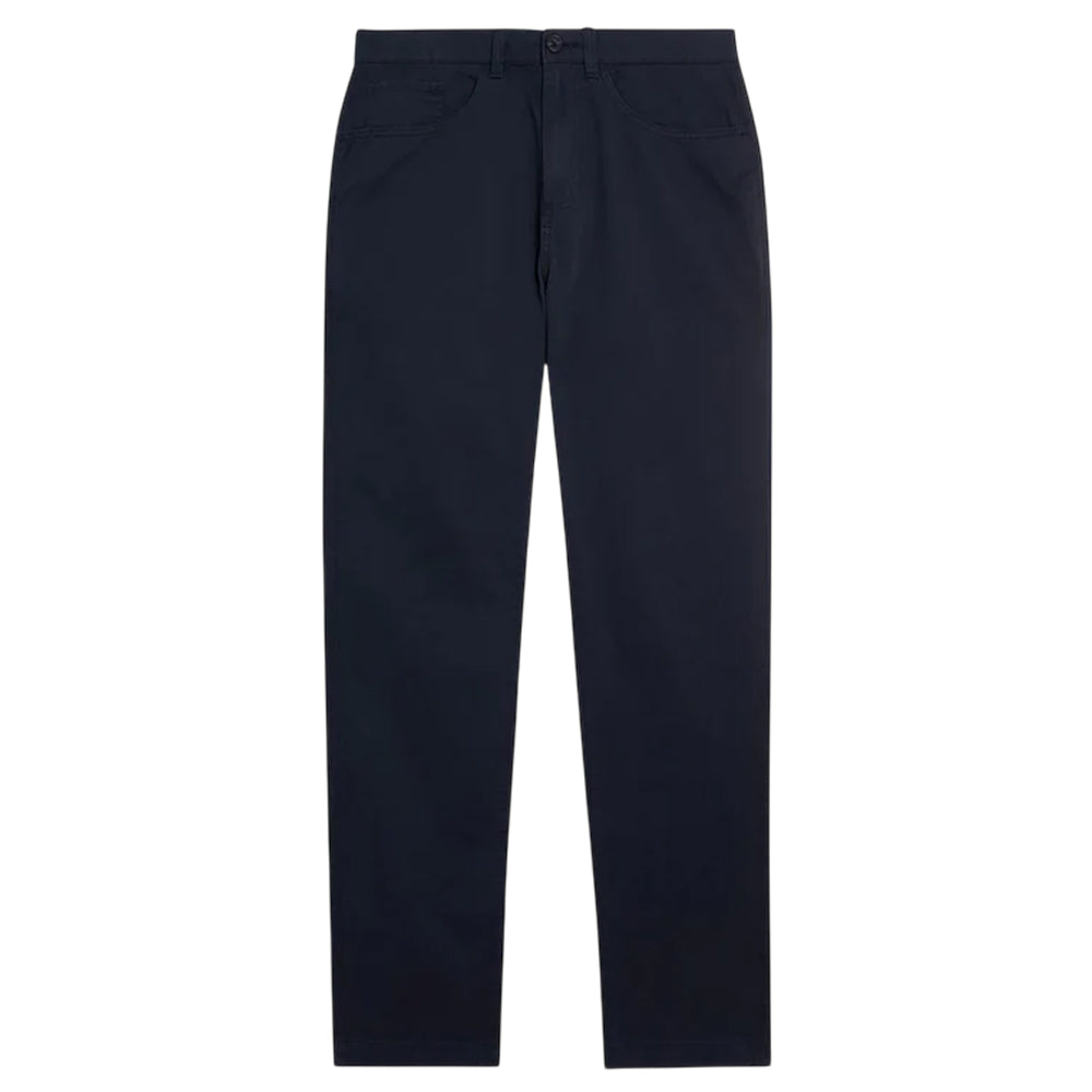 Dark Navy - Front - Lyle & Scott Mens 5 Pockets Chinos