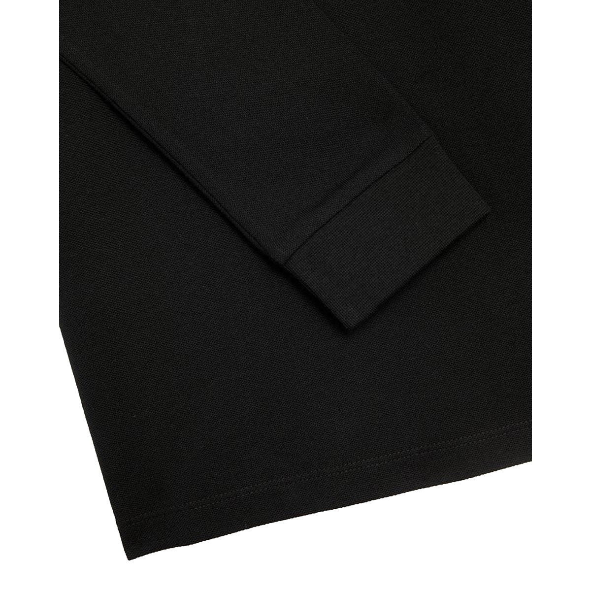 Jet Black - Lifestyle - Lyle & Scott Boys Plain Long-Sleeved Polo Shirt
