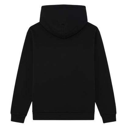 Jet Black - Back - Lyle & Scott Childrens-Kids Heavyweight Hoodie
