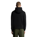 Jet Black - Side - Lyle & Scott Mens Cheers To Tradition Graphic Loopback Hoodie
