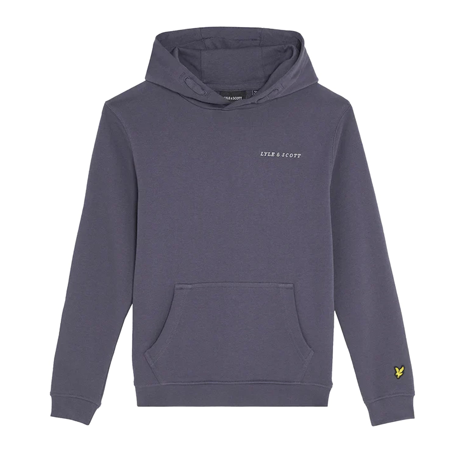 Graystone - Front - Lyle & Scott Childrens-Kids Script Embroidered Hoodie