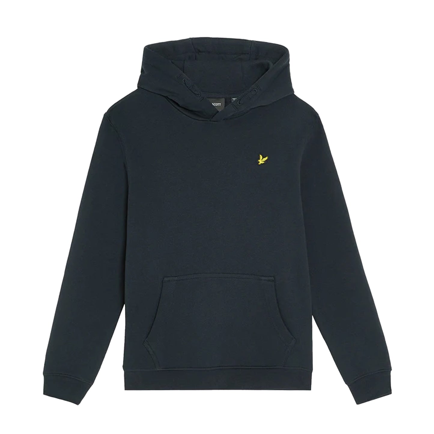 Dark Navy - Front - Lyle & Scott Boys Brushed Back Pull Over Hoodie