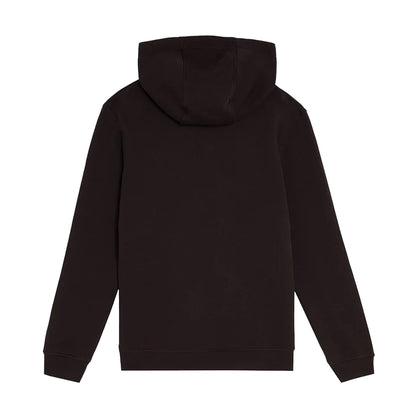 Jet Black - Back - Lyle & Scott Boys Brushed Back Pull Over Hoodie