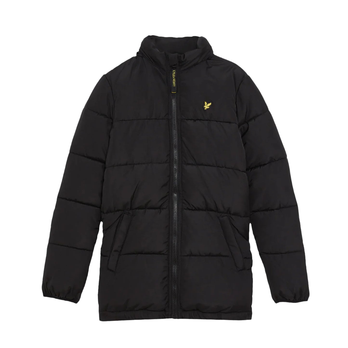 Jet Black - Front - Lyle & Scott Boys Quilted Padded Jacket
