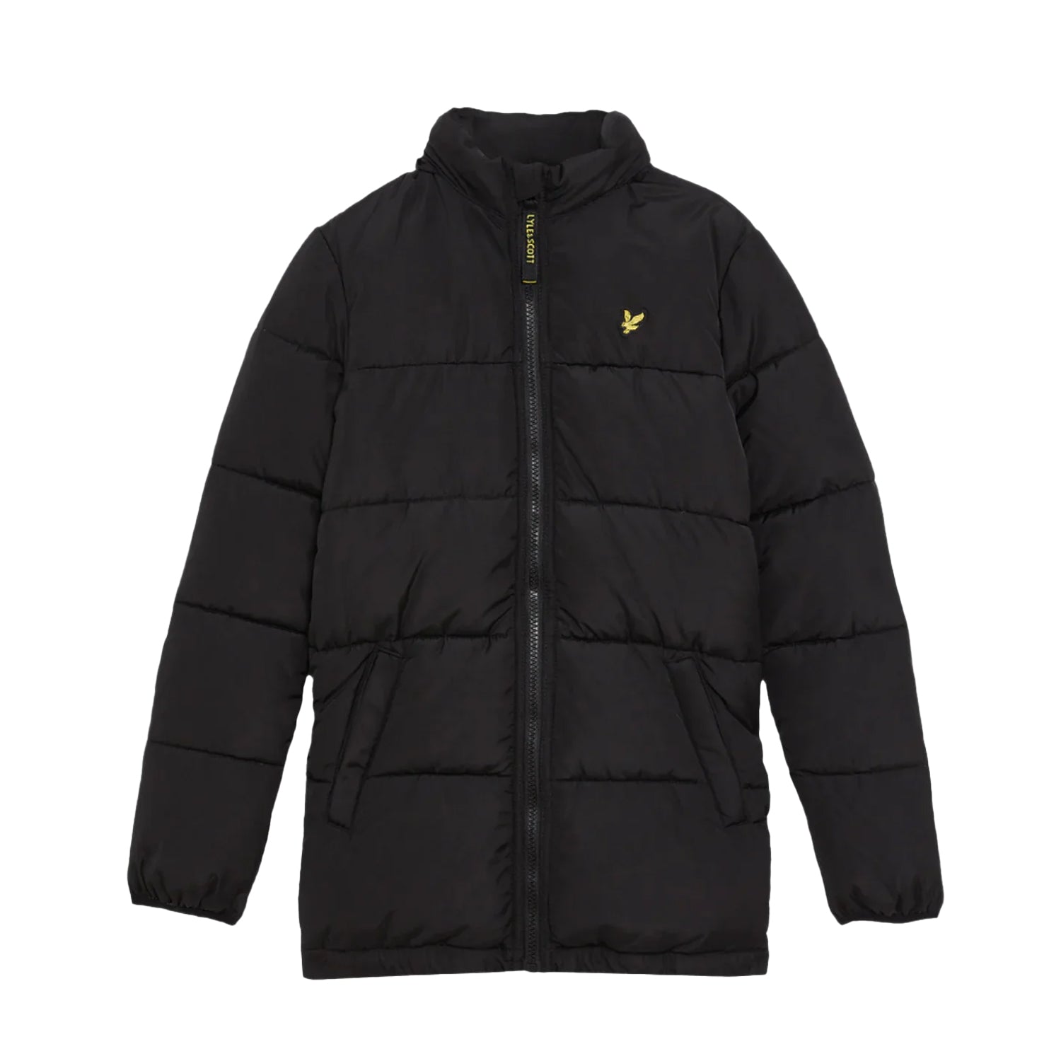 Jet Black - Front - Lyle & Scott Boys Quilted Padded Jacket