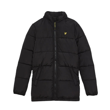 Jet Black - Front - Lyle & Scott Boys Quilted Padded Jacket