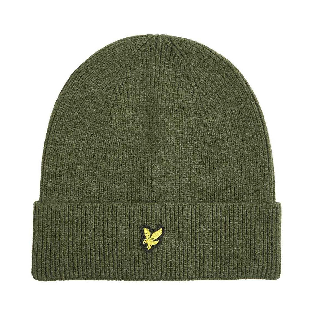 Tigers Eye - Front - Lyle & Scott Childrens-Kids Knitted Beanie