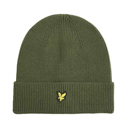 Tigers Eye - Front - Lyle & Scott Childrens-Kids Knitted Beanie