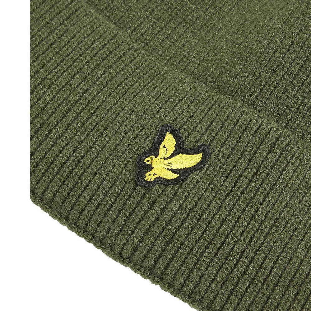 Deep Depths - Side - Lyle & Scott Childrens-Kids Knitted Beanie