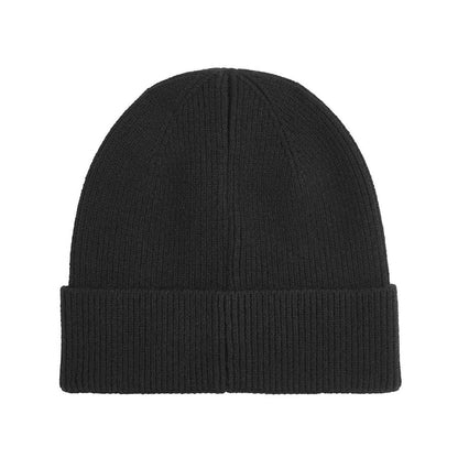 Dark Navy - Side - Lyle & Scott Childrens-Kids Knitted Beanie