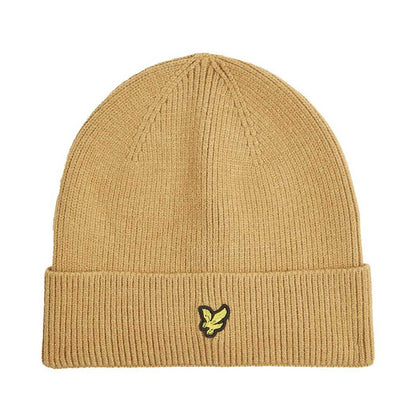 Jet Black - Back - Lyle & Scott Childrens-Kids Knitted Beanie
