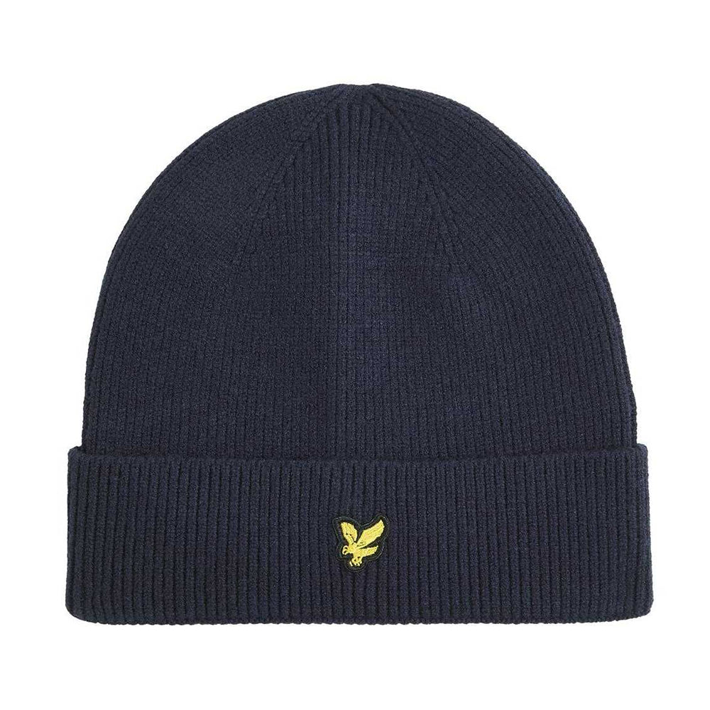 Deep Depths - Front - Lyle & Scott Childrens-Kids Knitted Beanie